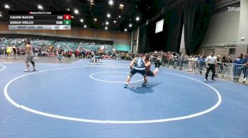 285 lbs Cons. Round 2 - Josiah Welch, Downey vs Calvin Bacon, Fernley