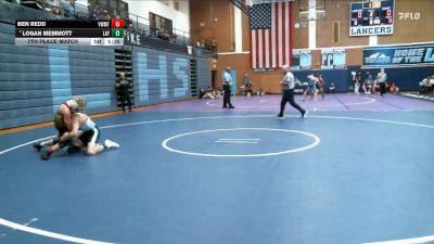157 lbs 7th Place Match - Logan Memmott, Layton vs Ben Redd, Viewmont