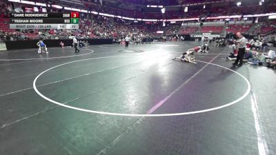 126 lbs Cons. Quarters - Teghan Moore, West Salem/Bangor vs Dane Hodkiewicz, Shawano