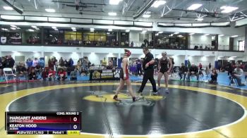 145 lbs Cons. Round 2 - Margaret Anders, Carthage College vs Keaton Hood, Albion