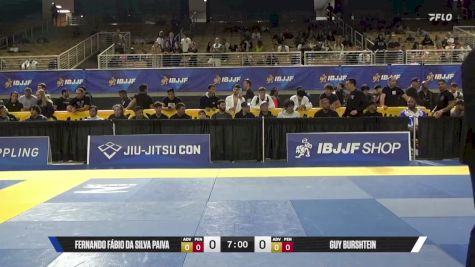 Guy Burshtein vs Fernando Fábio Da Silva Paiva 2026 Pan Jiu Jitsu IBJJF Championship