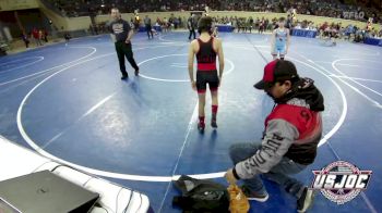 70 lbs Consi Of 8 #2 - Grady Tackett, Collinsville Cardinal Youth Wrestling vs Chelino Sanchez, Borger Youth Wrestling