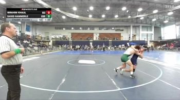 165 lbs Champ. Round 1 - Ibrahim Khalil, Nassau Community College vs David Hammerle, Oswego State