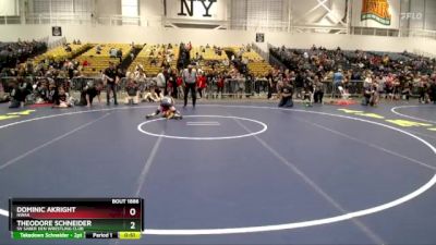 94 lbs Cons. Round 3 - Dominic Akright, NWAA vs Theodore Schneider, SV Saber Den Wrestling Club