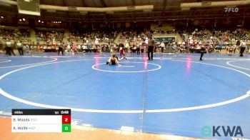 49 lbs Consi Of 8 #2 - Brastin Woods, Tecumseh Youth Wrestling vs Aidyn Wolfe, Heat