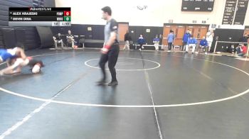 126 lbs Round Of 16 - Alex Krajeski, Pomperaug/Watwn/Naug vs Devin Dina, West Haven