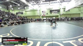 120 lbs Quarterfinal - Maria Granados, BELMONT vs Simoneta Zickeviciute, GRANADA HILLS