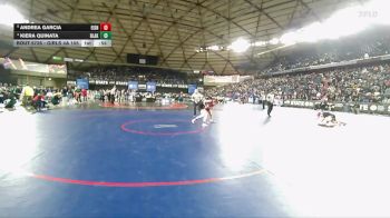 Girls 4A 105 lbs Cons. Round 5 - Andrea Garcia, Eisenhower (Girls) vs Kiera Quinata, Bonney Lake (Girls)