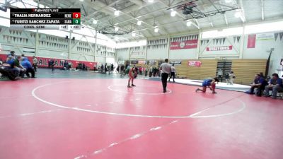 170 lbs Cons. Semi - Thalia Hernandez, Newark Memorial vs Yuritzi Sanchez Zapata, San Marin