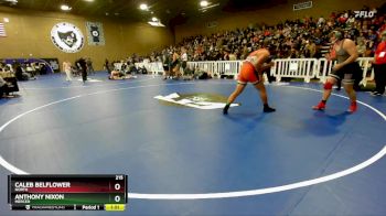 215 lbs Champ. Round 2 - Anthony Nixon, Merced vs Caleb Belflower, North