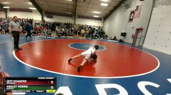 106 lbs Champ. Round 1 - Jett Schaefer, Spearfish vs Wesley Morris, Buffalo