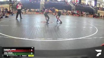 65 lbs Finals (8 Team) - Parker Lopez, Mat Rats vs Van Craig, Florida Scorpions