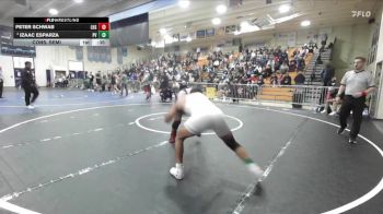 175 lbs Cons. Semi - Peter Schwab, Loyola HS vs Izaac Esparza, Paloma Valley