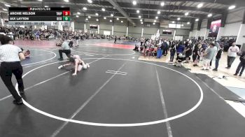 98 lbs Round Of 16 - Archie Nelson, Trophy Hunters Wrestling Club vs Jax Layton, Desert Dogs WC