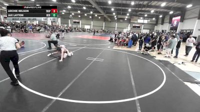 98 lbs Round Of 16 - Archie Nelson, Trophy Hunters Wrestling Club vs Jax Layton, Desert Dogs WC