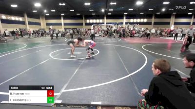 138 lbs Consi Of 8 #2 - Blake Hoerner, Ruis Wrestling vs Evan Granados, Silverback WC