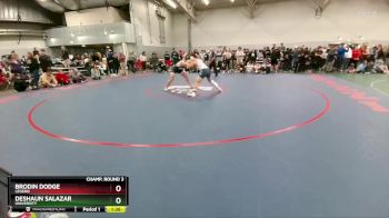 190 lbs Champ. Round 3 - Deshaun Salazar, University vs Brodin Dodge, Legend
