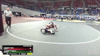 6A-160 lbs Quarterfinal - Garrett Wells, Century vs Jacient Cox, Sunset