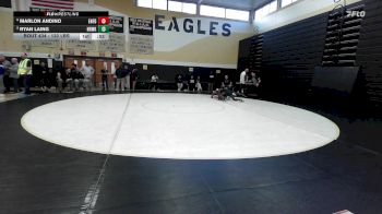 132 lbs 5th Place - Marlon Andino, Enfield vs Ryan Laing, Norwalk