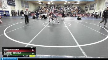 152 lbs Champ. Round 3 - Cameron Isenogle, Vista Del Lago vs Conner LeBaron, Cypress