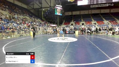 132 lbs Rnd Of 128 - Brian Little, III, NJ vs Antonio Martinez, MO