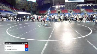 190 lbs Cons 32 #1 - Gabriel Moore, TN vs Brock Gustaveson, WA