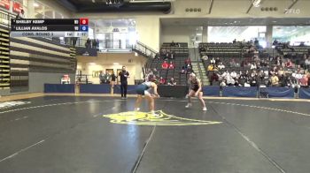 131 lbs Cons. Round 3 - Lillian Avalos, Vanguard vs Shelby Kemp, William Jewell College