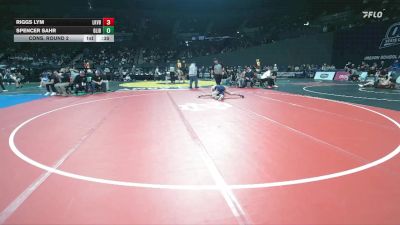 3A Boys 157 lbs Cons. Round 2 - Riggs Lym, Lakeview Boys vs Spencer Sahr, Glide Boys