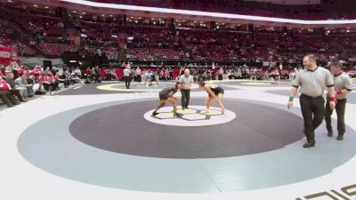 155 lbs Cons. Sub-semis - Tamia Davis, Olen. Orange vs Natalie Carlisle, Lebanon