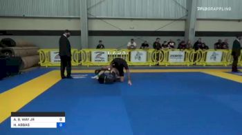 ANTHONY B. WAY JR vs HAIDAR ABBAS 2021 Pan IBJJF Jiu-Jitsu No-Gi Championship