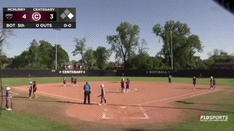 Replay: McMurry vs Centenary (LA) - DH - 2025 McMurry vs Centenary (LA) | Apr 11 @ 4 PM