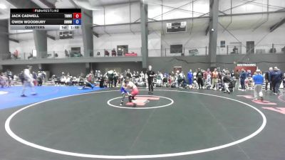 U10 FS - 71 lbs Quarters - Jack Cadwell, Thunder Mountain Wrestling Club vs Owen Woodbury, South West Washington Wrestling Club