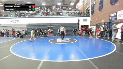 80 lbs Champ. Round 1 - Ian Ensley, Homedale Wrestling Club vs Bentley Waldo, Lakeland Wrestling Club