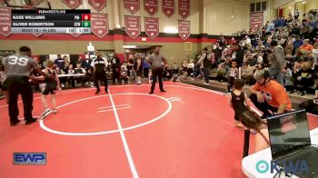 40 lbs Quarterfinal - Kase Williams, Pin-King All Stars vs Oliver Robertson, Coweta Tiger Wrestling