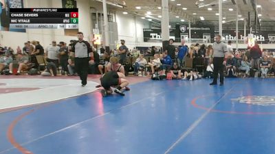 162 lbs 3rd Place - Chase Severs, Northeast Elites Black - HSC vs Nic Vitale, Apache Black - HSC