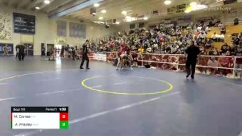 121 lbs Semifinal - Anderson Presley, Marina vs Makayla Correa, Paloma Valley
