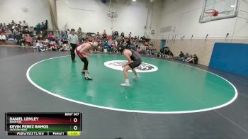 165 lbs Semifinal - Daniel Lemley, Riverton vs Kevin Perez Ramos, Jackson Hole