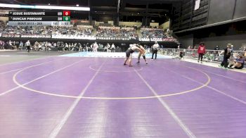 285 lbs Champ. Round 1 - Duncan Pinkham, Spring Hill HS vs Josue Bustamante, Great Bend HS