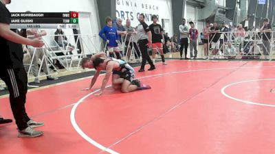 145 lbs Rr Rnd 2 - Jack Rohrbaugh, TNWC White - HSB vs Jake Gujski, Team Dark Horse Black - HSB