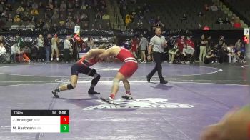 174 lbs Prelims - Jared Krattiger, Wisconsin vs Mitch Hartman, Bucknell