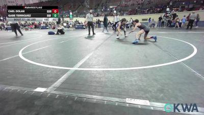 92 lbs Consolation - Cael Dolan, Berryhill Wrestling Club vs Gabe Terriquez, Raw Wrestling Club