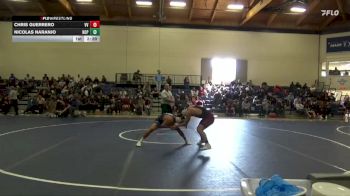 157 lbs Champ. Round 2 - Chris Guerrero, Victor Valley College vs Nicolas Naranjo, Hope International University