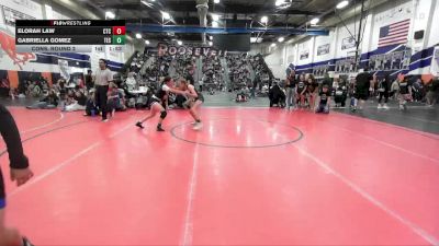 102 lbs Cons. Round 2 - Gabriella Gomez, Tesoro vs Elorah Law, Costa Training Center