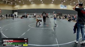 76 lbs Round 2 (10 Team) - Nathan Cagle, Irontide vs Jaxon Jolley, Warriors WC