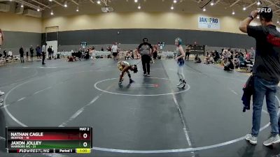 76 lbs Round 2 (10 Team) - Nathan Cagle, Irontide vs Jaxon Jolley, Warriors WC