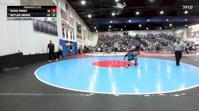 144 Boys Cons. Round 3 - David Perez, Mission Hills vs Skylar Groke, La Costa Canyon