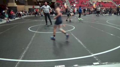 84 lbs Cons. Round 5 - Hunter Wilson, Victory Wrestling vs Charles Thacher, Lawrence Elite