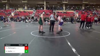 Round 2 - Hayden McCorgary, Ark City Takedown Wrestling Cl vs Kolton Hoefer, Iron Grapplers Wrestling Club