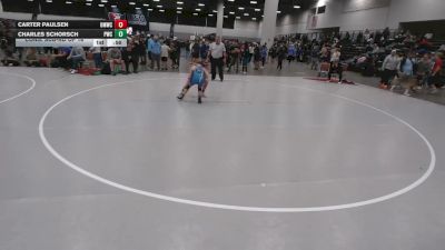 110 lbs Cons. Sub-rd Of 16 - Charles Schorsch, Powerhouse Wrestling Club vs Carter Paulsen, Open Mats Wrestling Club