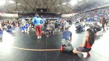 Girls 2A 110 lbs Cons. Round 2 - Aleksya Cardenas, Grandview (Girls) vs Yasmin Bautista-Sanchez, Black Hills (Girls)